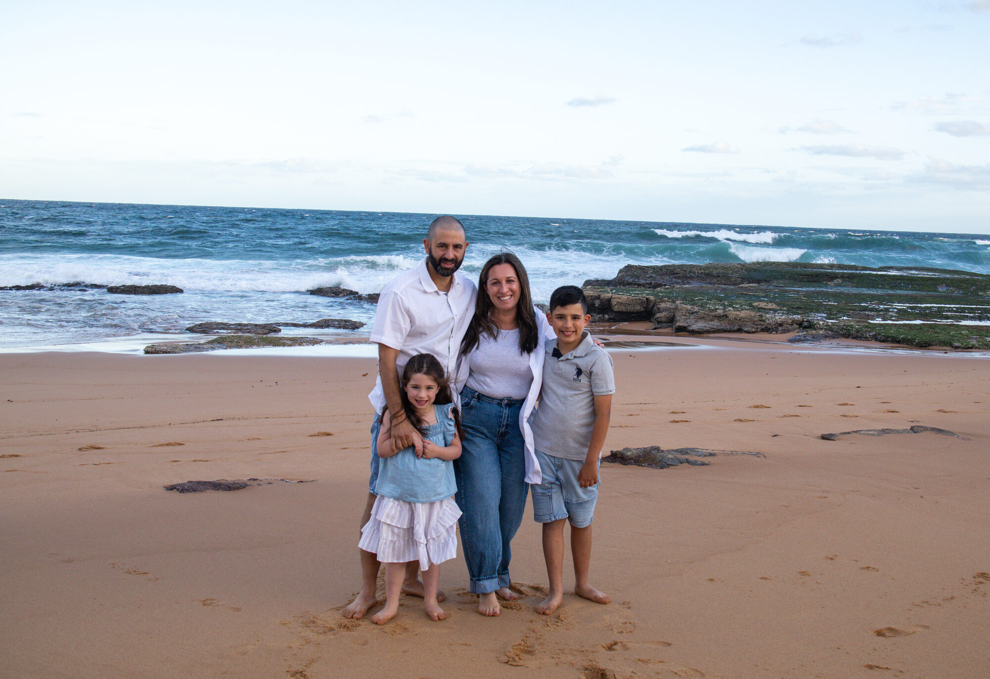 Saad extended family beach session — Sydney family photographer