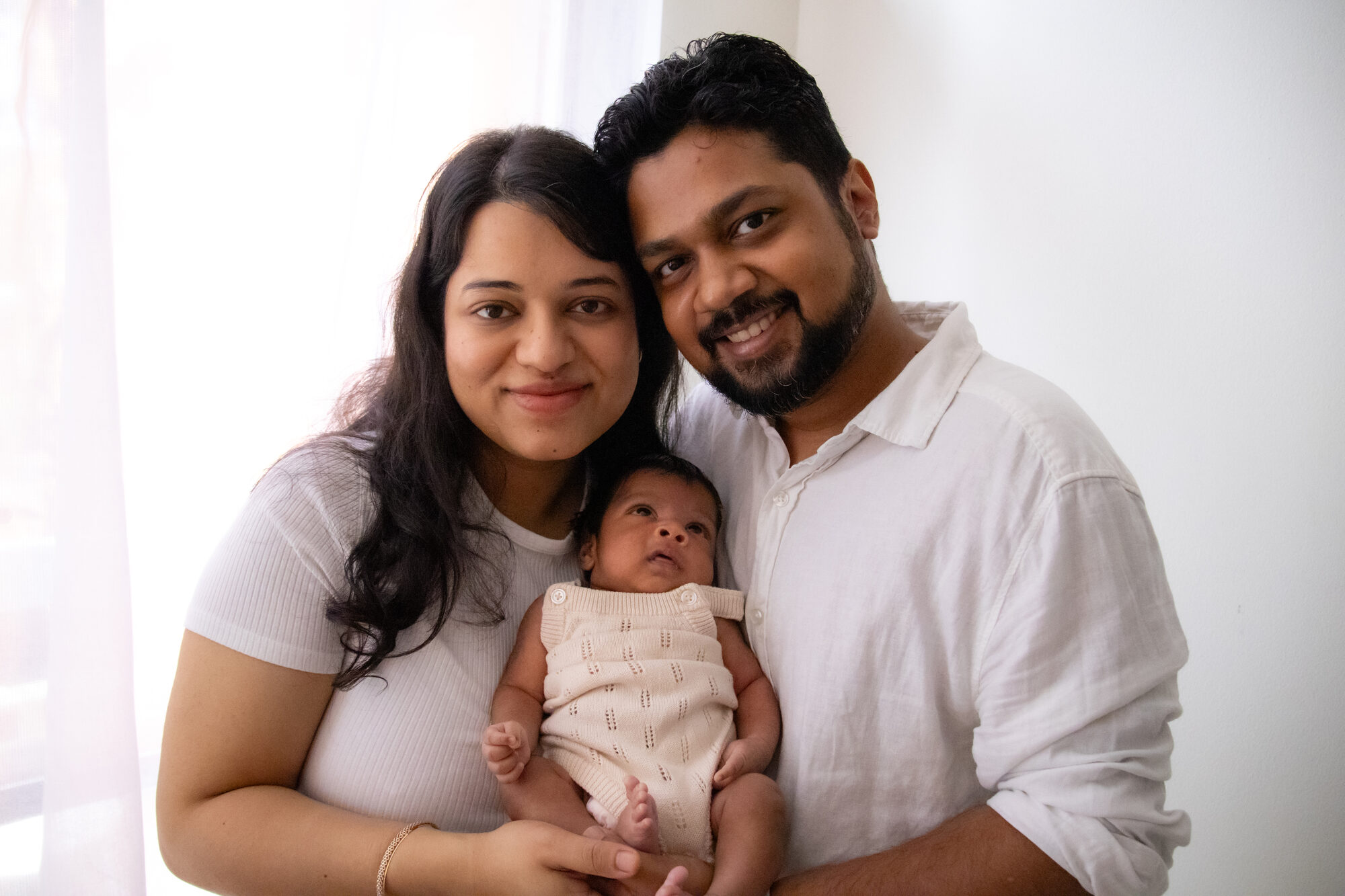Samarth newborn session — in-home newborn photography Sydney