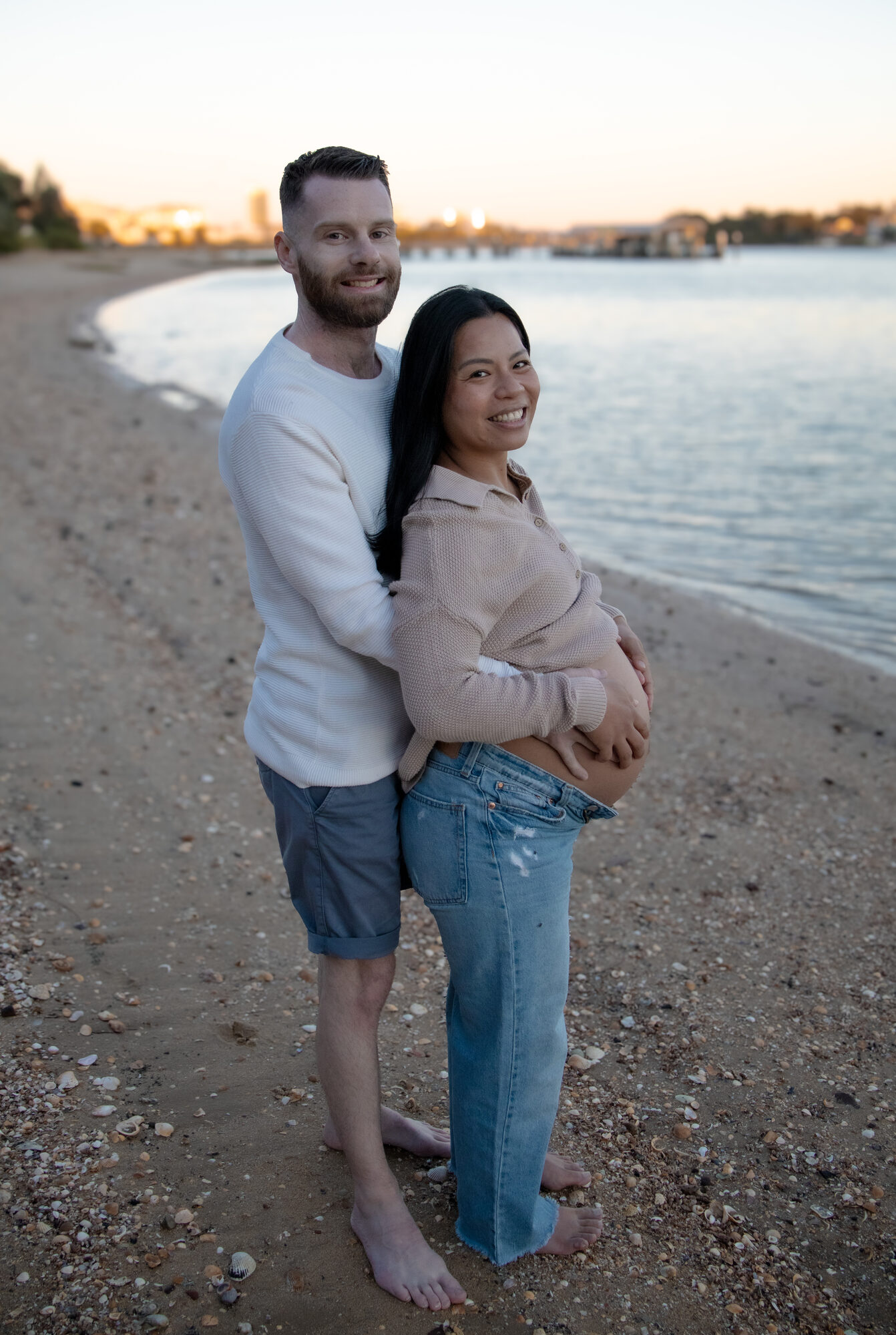 Cyrille maternity session — in-home maternity photography Sydney