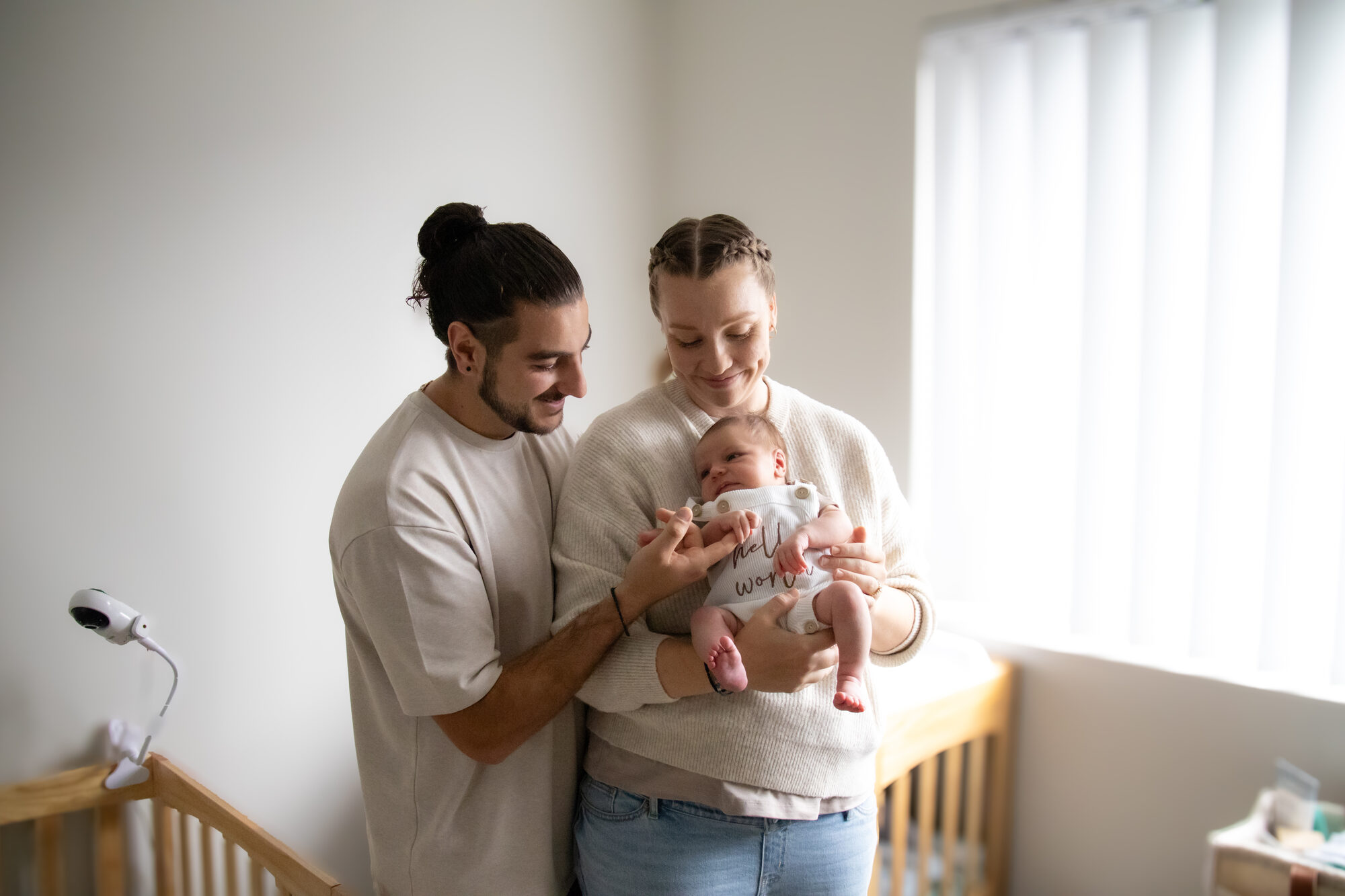 Charlotte newborn session — in-home newborn photographer Sydney