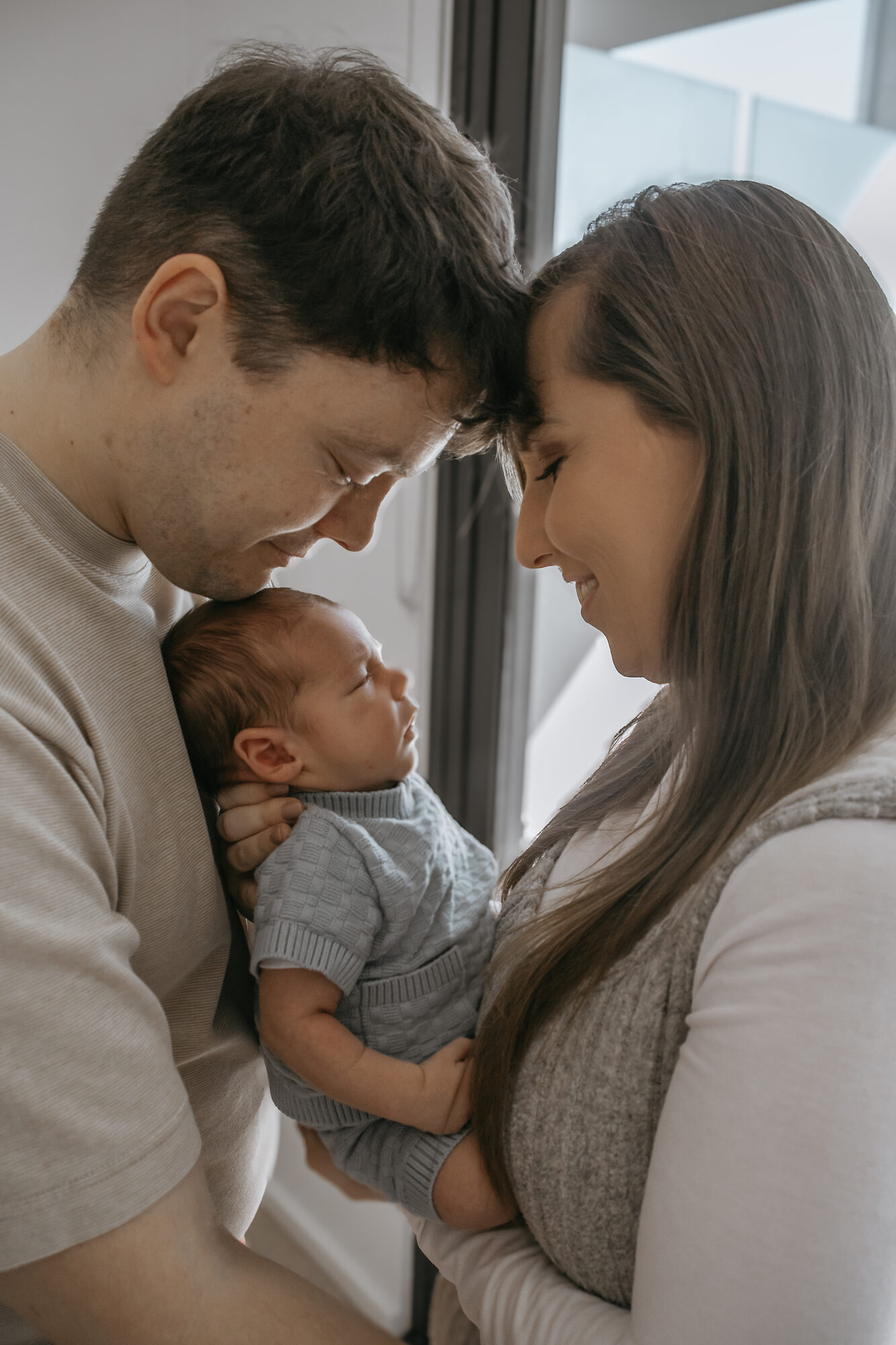 Baby Oran newborn session — in-home newborn photography